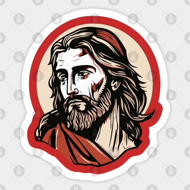 JESUS CHRIST Sticker by ohyeahh